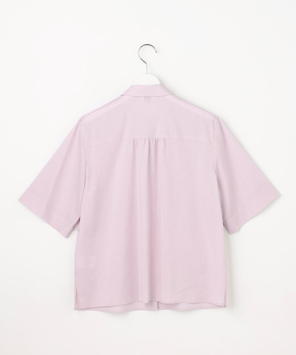 J.PRESS LADIES L 【WEB限定カラーあり・一枚で着映え】ラミーポプリン ティアード シャツ 