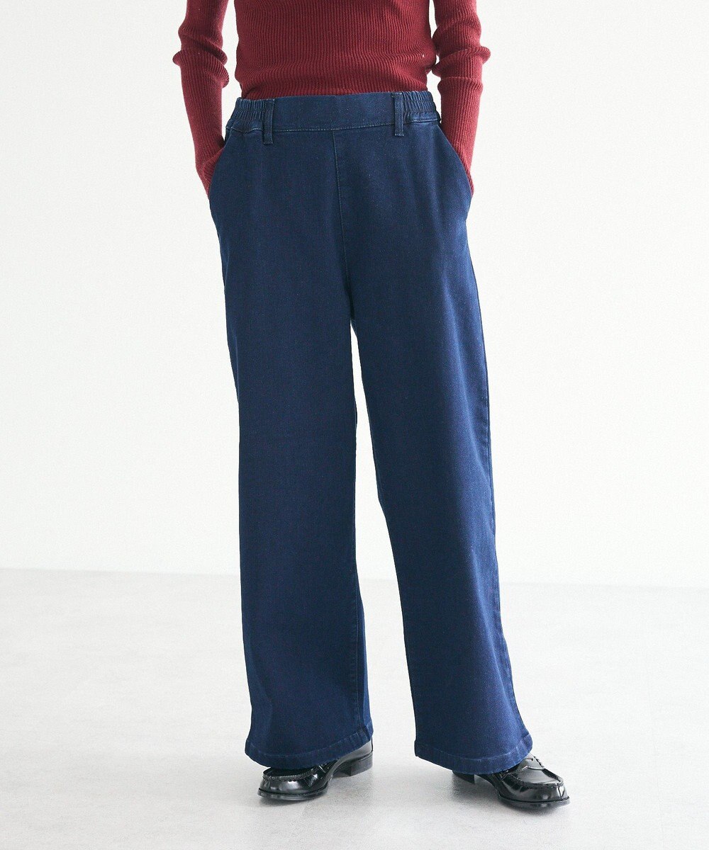 CRAFT STANDARD BOUTIQUE 裏起毛デニムワイドパンツ 