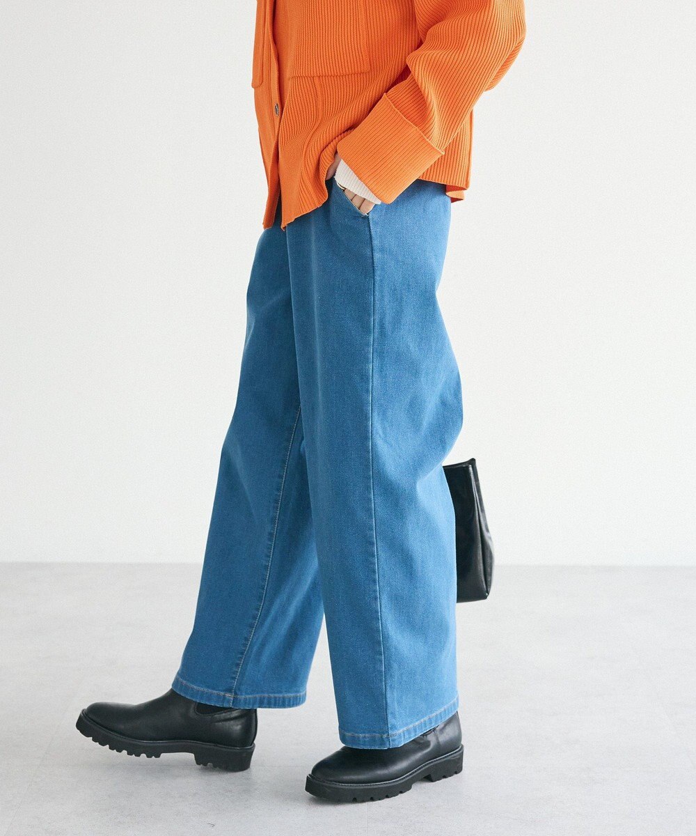 CRAFT STANDARD BOUTIQUE 裏起毛デニムワイドパンツ 