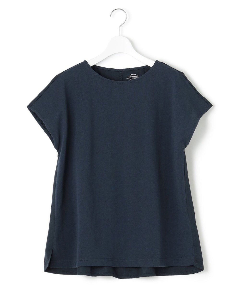 J.PRESS YORK STREET 【WOMEN】バックファブリックコンビ　プルオーバー 