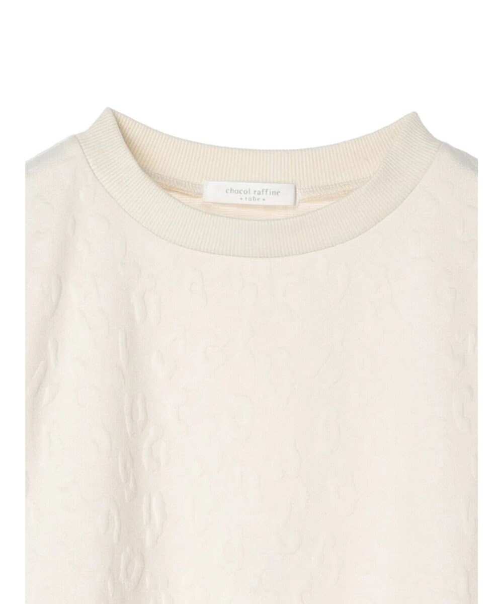 Green Parks ヒョウ柄ジャガードプルオーバー 