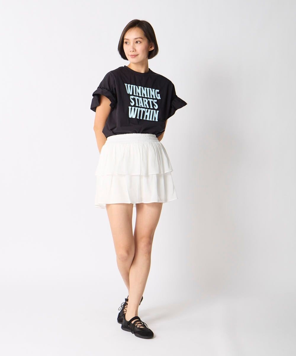 OP／FILA 【Kappa】フリル半袖Tシャツ 