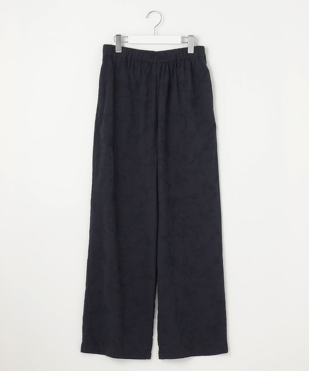 23区 【Indian Factory】フラワーエンブロイダリー ワイドパンツ 