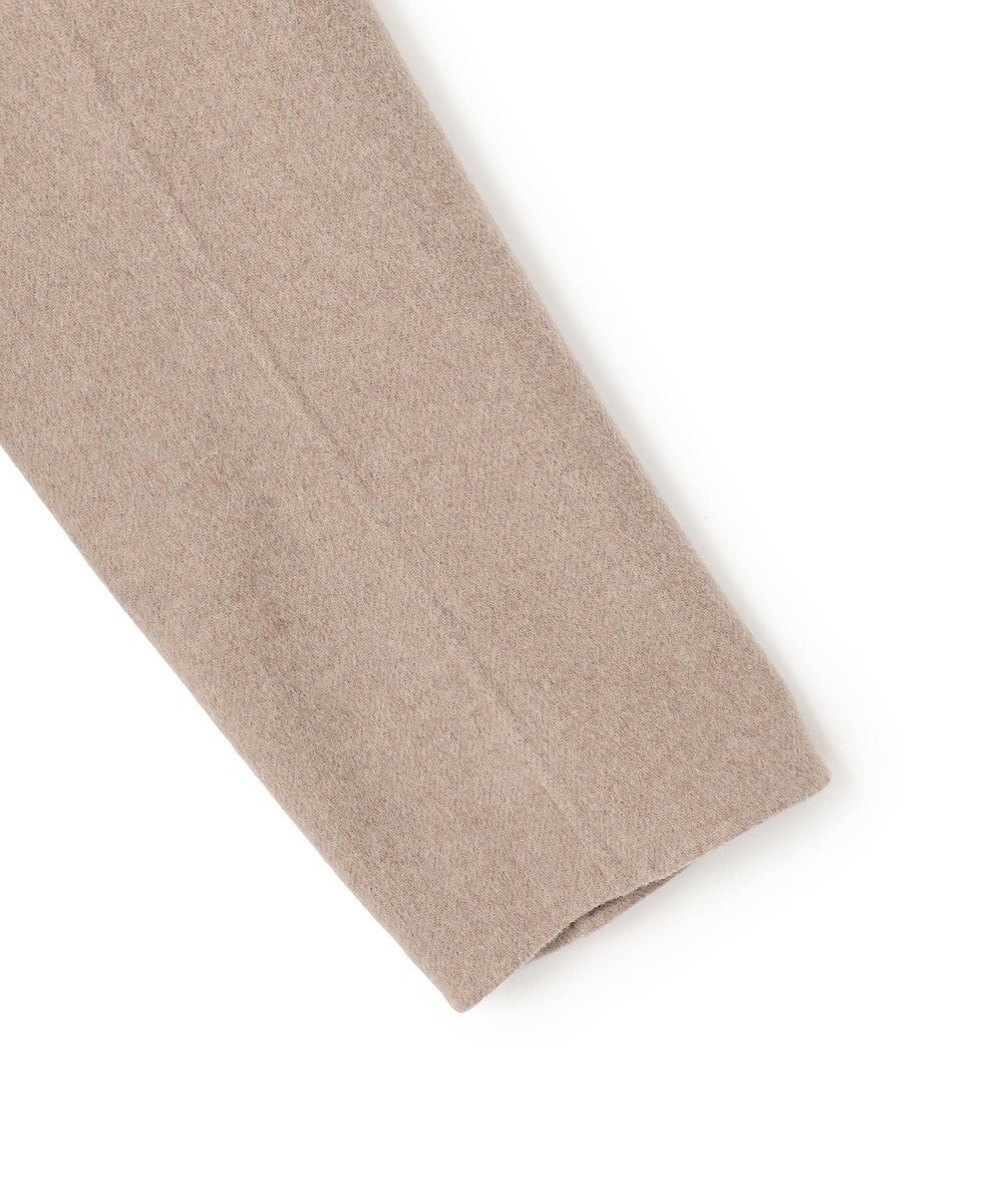 BEIGE， BOW / ウールリバー スタンドカラーコート 