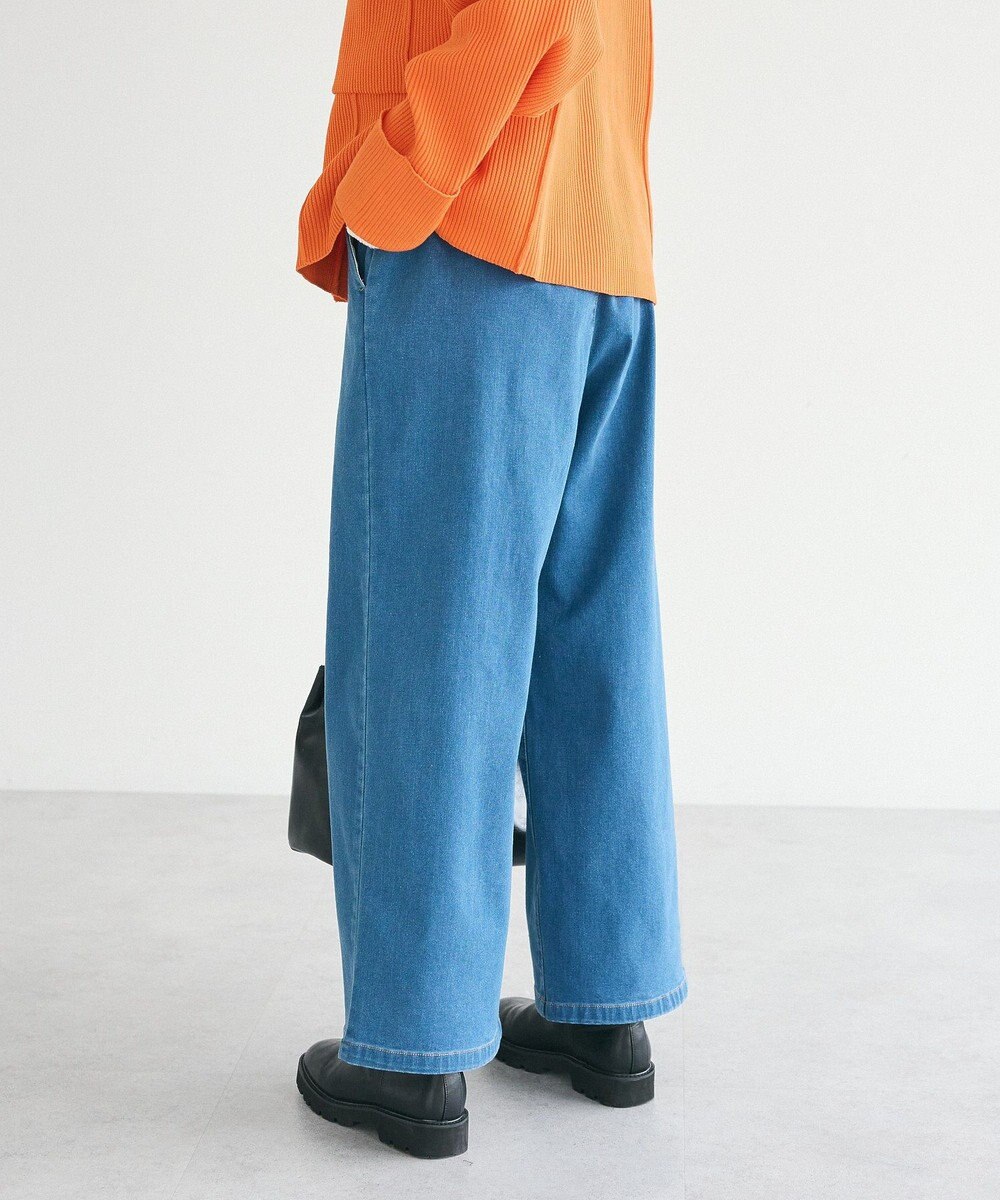 CRAFT STANDARD BOUTIQUE 裏起毛デニムワイドパンツ 