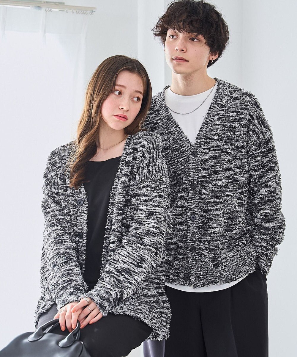 WEGO ツイストブークレカーディガン 