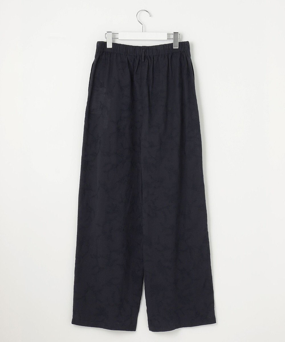 23区 【Indian Factory】フラワーエンブロイダリー ワイドパンツ 