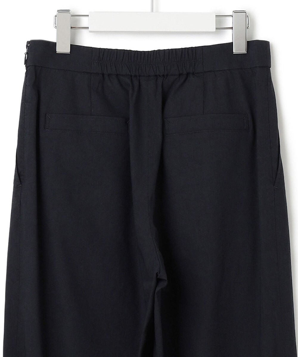 23区 L 【洗える】リネンヴィスコースストレッチ マリンパンツ 