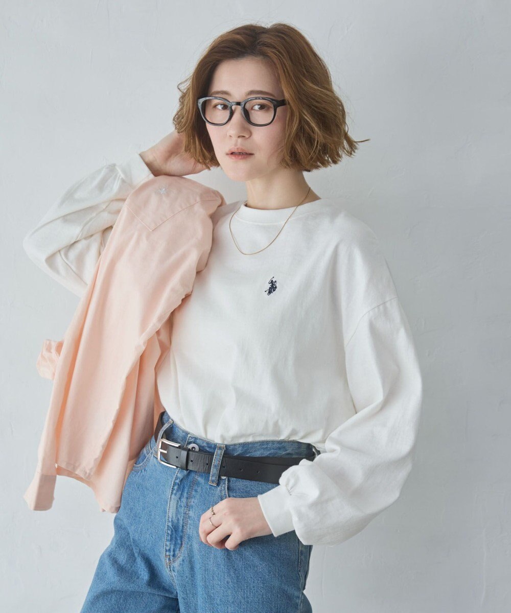 WEGO 【大好評により再入荷！】USPOLOだぼそでカラーロンT 