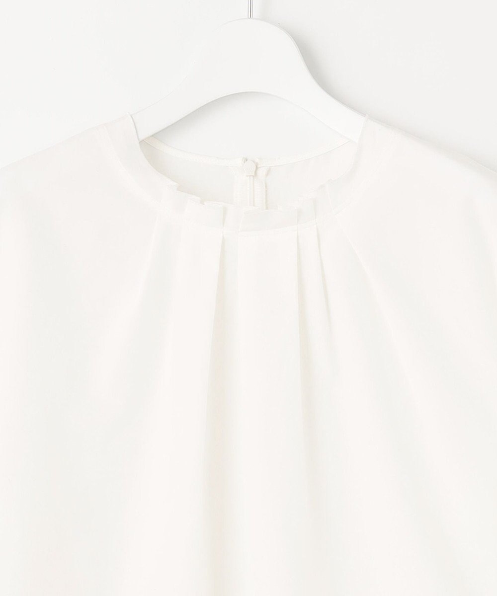 自由区 【XSサイズ～/洗える】シルクコットンブロードⅡ プルオーバーブラウス 