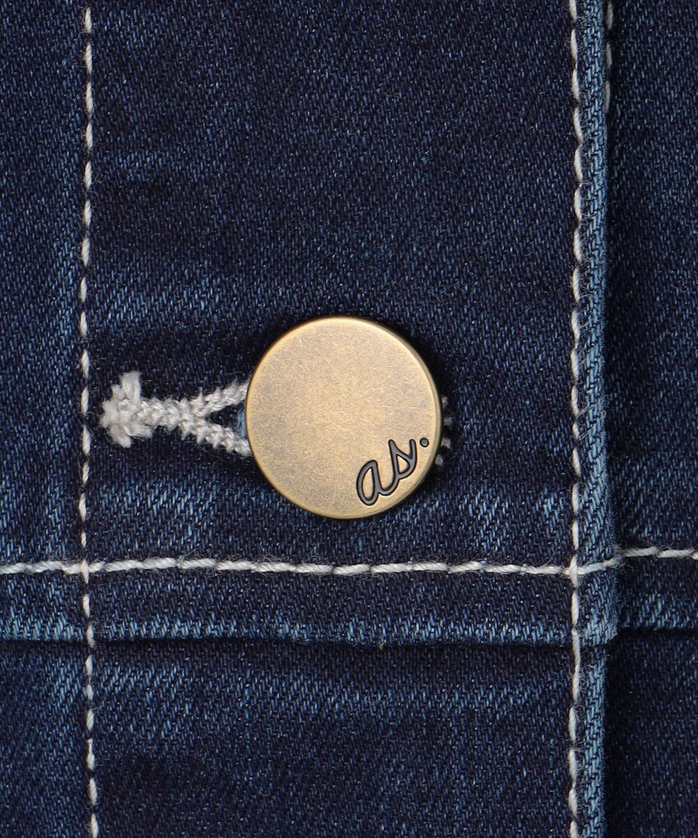 ANY SIS 【洗える】ストレッチライトデニム ジャケット 