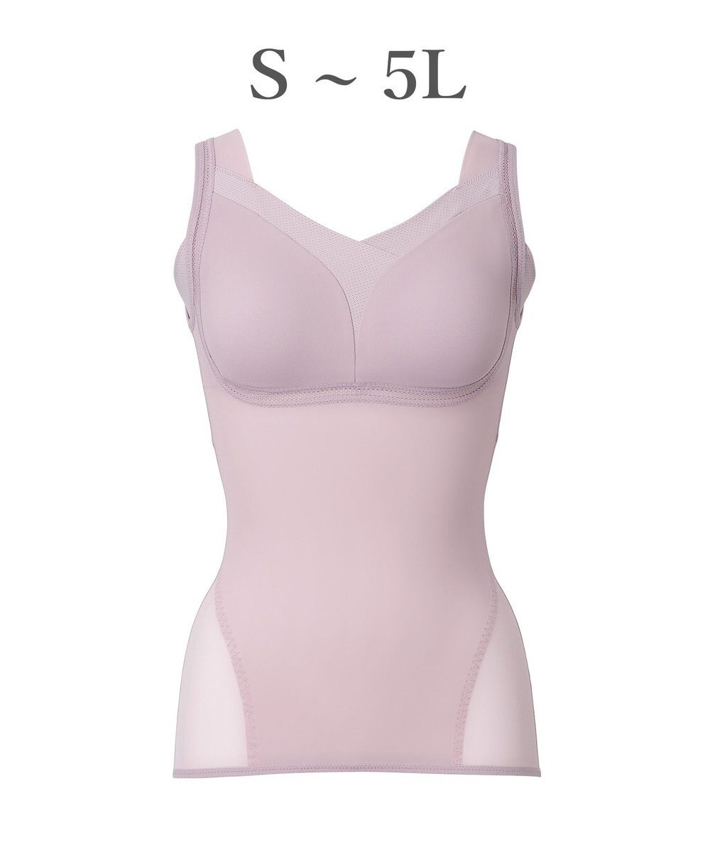 BRADELIS New York 【Yukine inc. 】ゆきねえモアソフト快適バストホールドシェイプブラキャミ24 通気性抜群 接触冷感で快適 補正 ブラトップ YH524101 