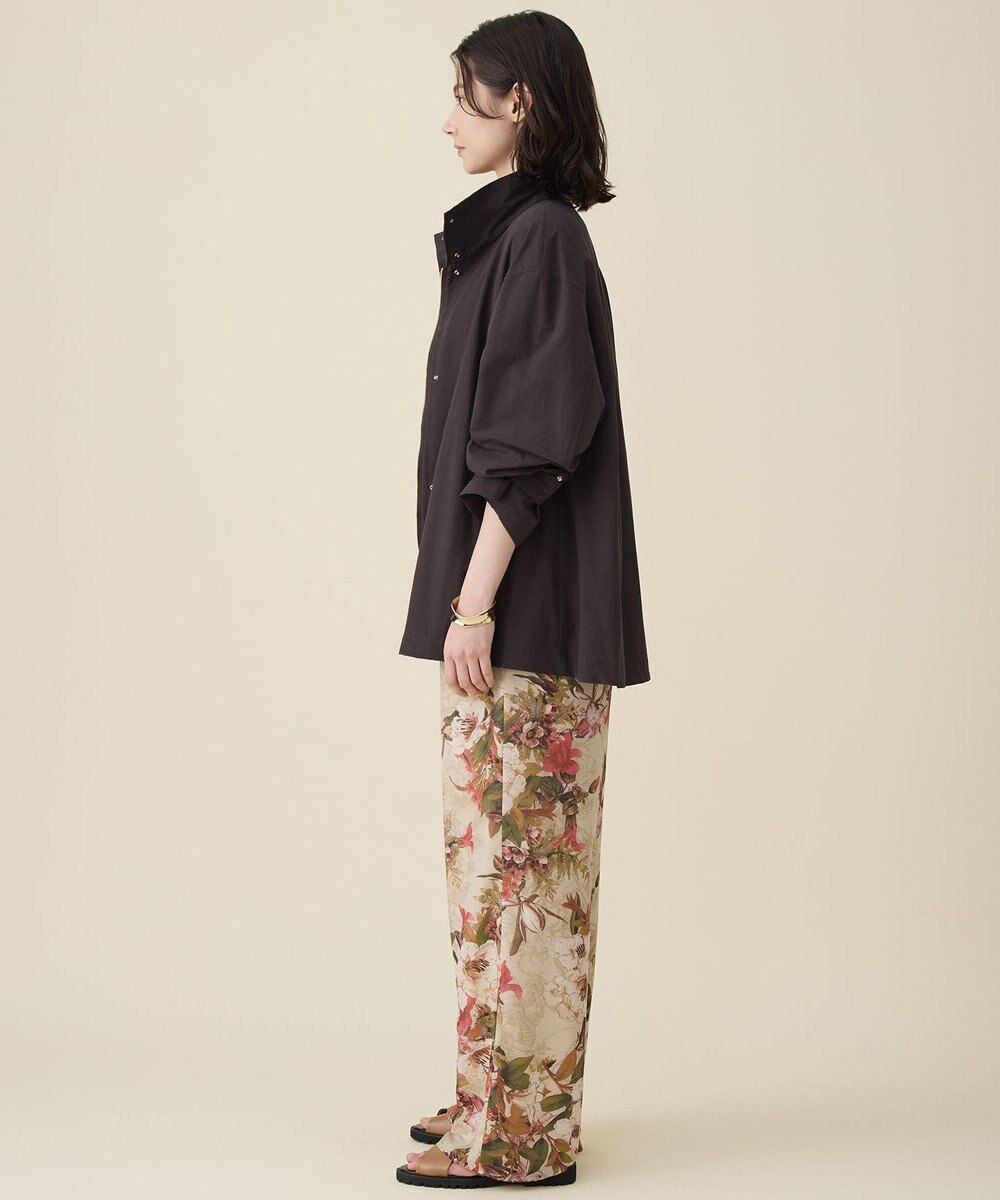 自由区 コットンリネンウェザーライト コート 