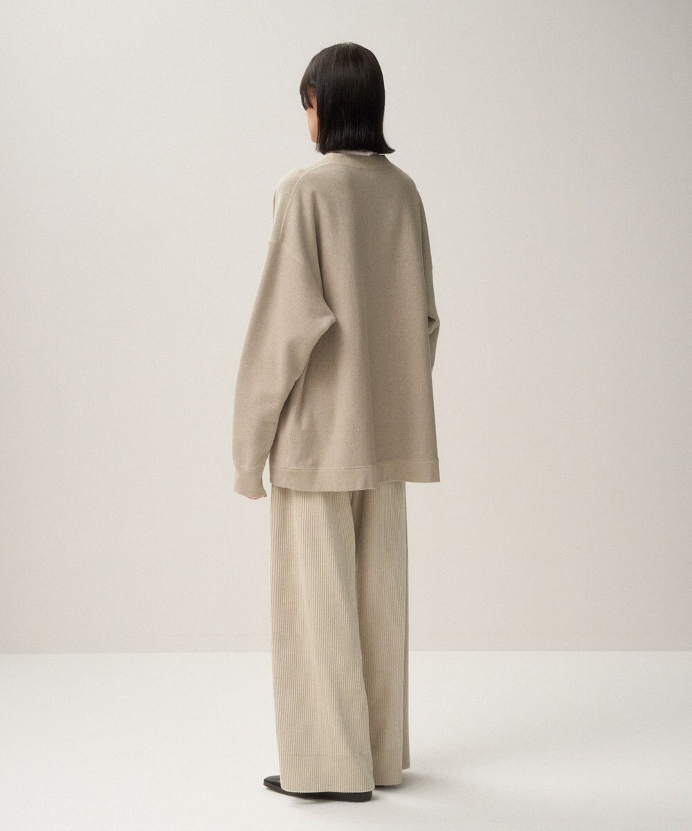 ATON 5W COTTON CORDUROY | タックワイドパンツ 