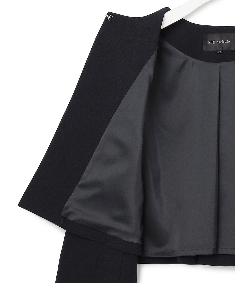 23区 S 【APPLAUDIR】バックサテンジョーゼット ジャケット 