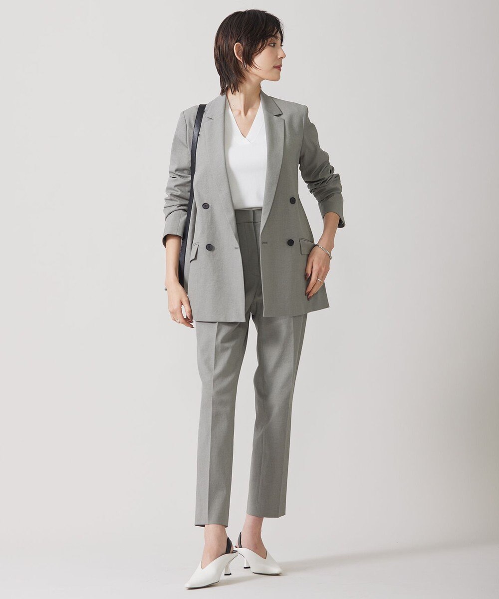 ICB 【WEB限定カラーあり・洗える】 シンセティックフルニードル Vネックプルオーバー 