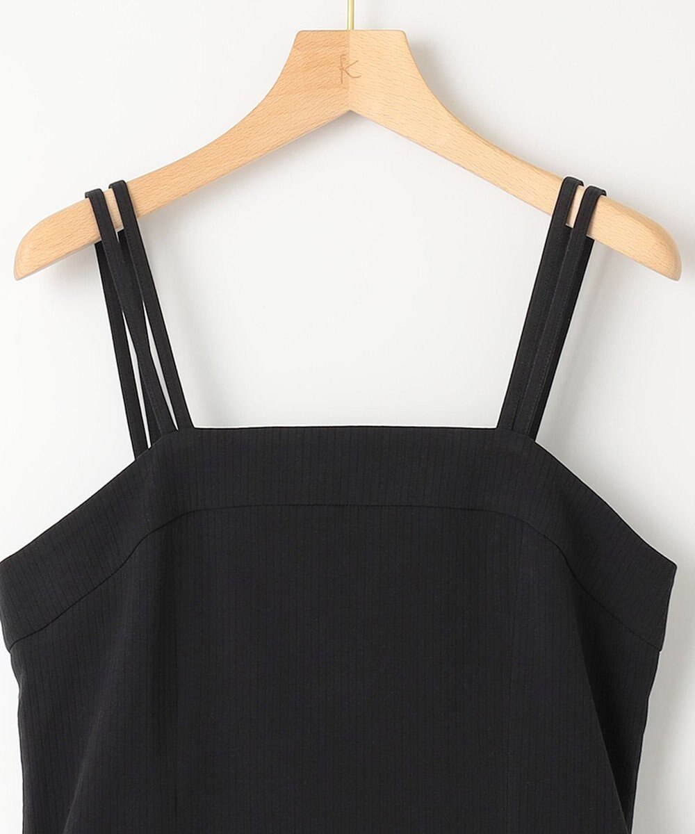組曲 【肩ひも調整可】ドビーピケ キャミワンピース 