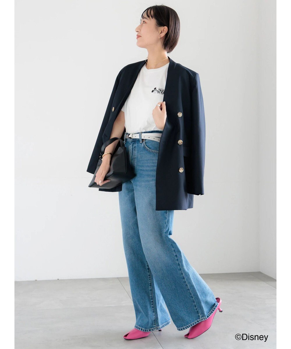 Te chichi 【Disney】MICKEY/ロゴプリントTシャツ 