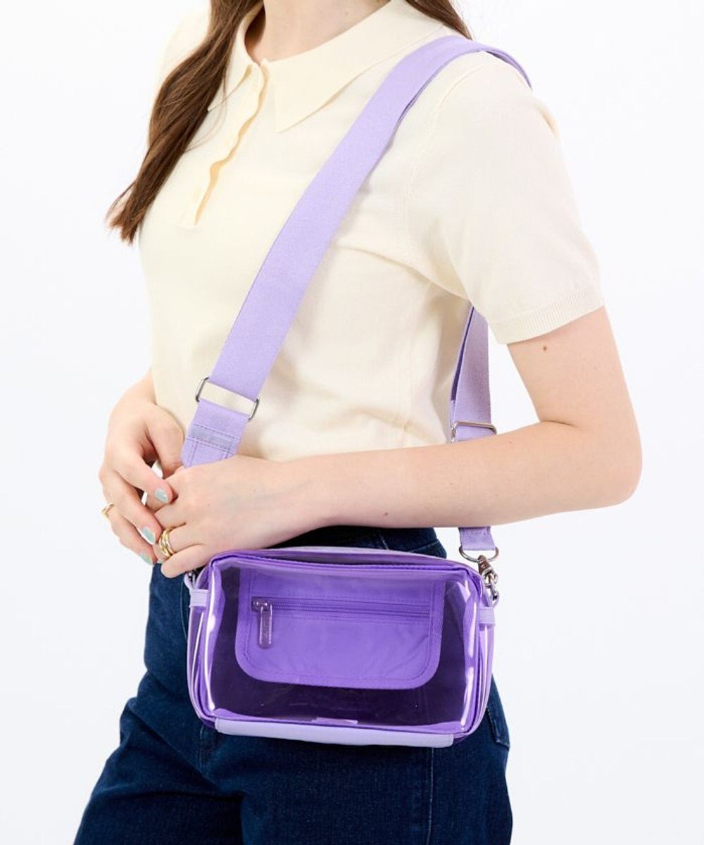 LeSportsac CLEAR E/W PHONE CROSSBDY/クリアライラック 
