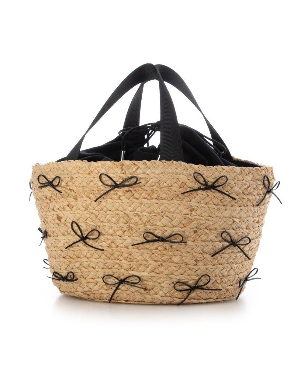 UNBILLION カカトゥ kakatoo / ラフィアブレードリボンバッグ カゴバッグ 