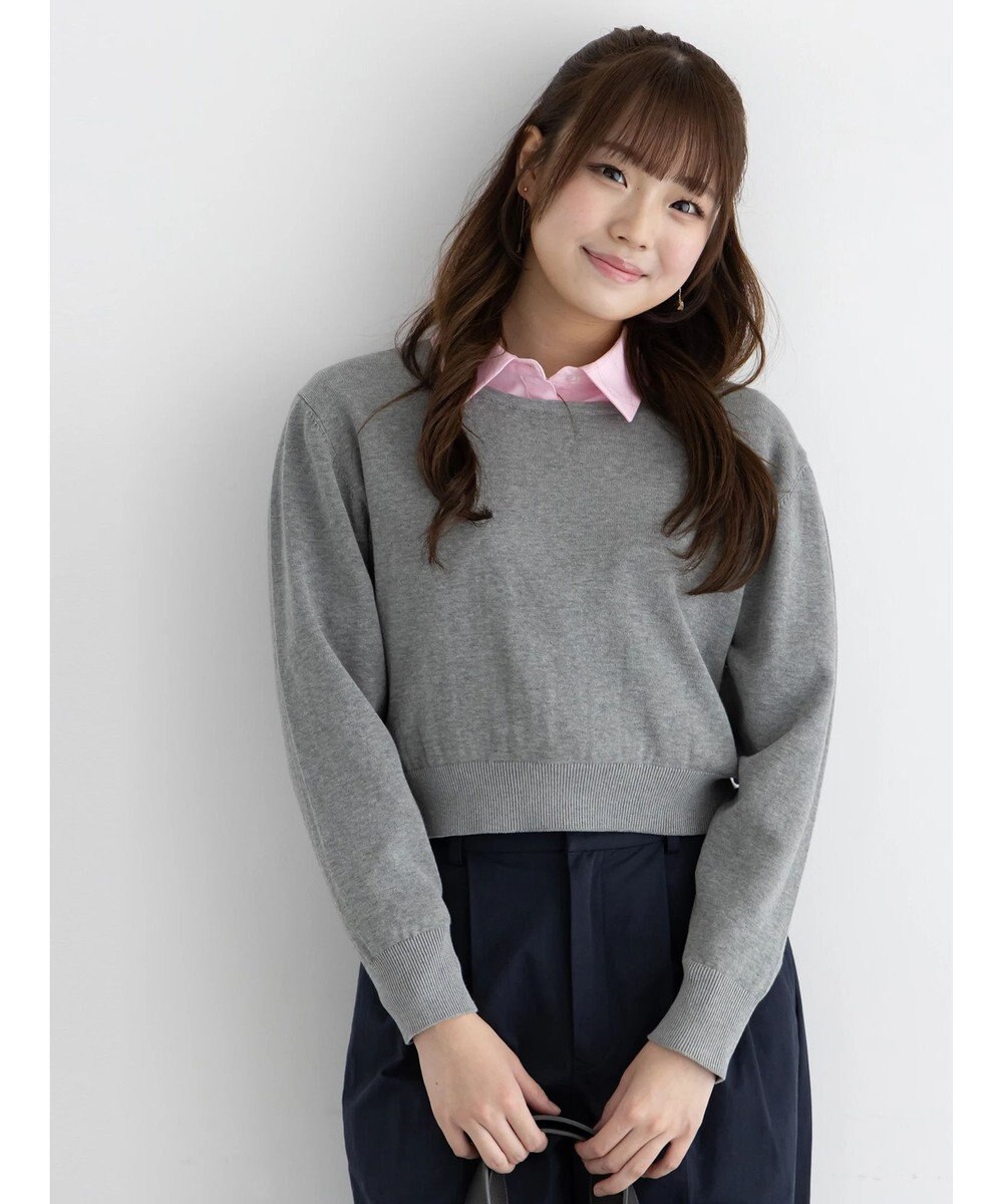 Te chichi コンパクトクルーネックニット【AOYAMA FASHION ASSOCIATION × Te chichi】 