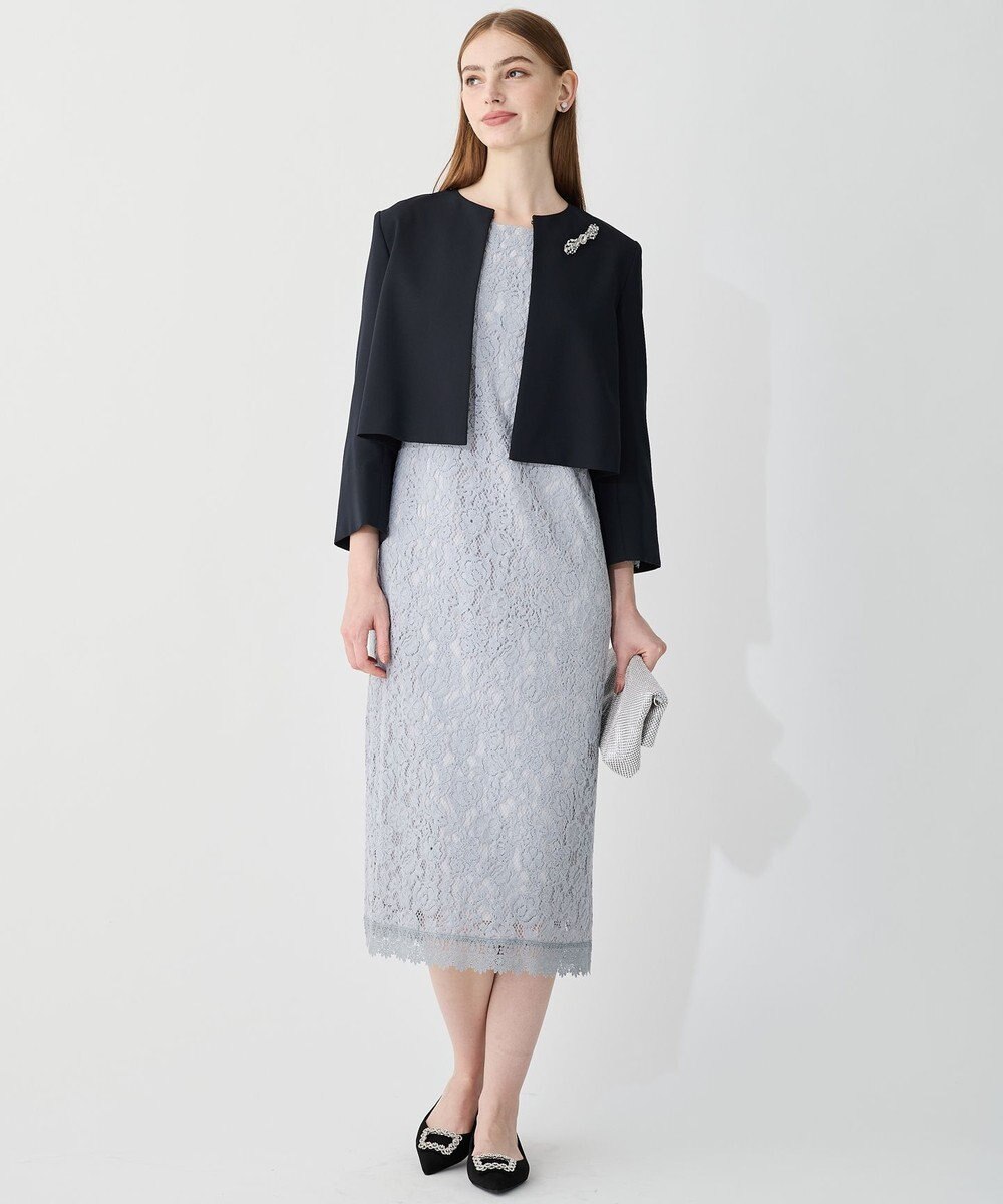 23区 L 【APPLAUDIR】モールフラワーレース ドレス 