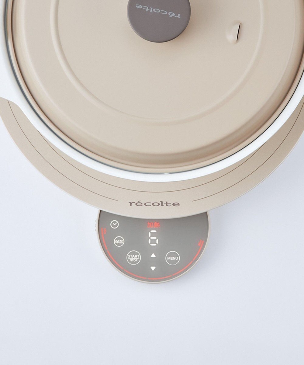 YAMATO テーブル＆キッチン 【レコルト】IH対応鍋  グレー  RIH-1PT(GY) 