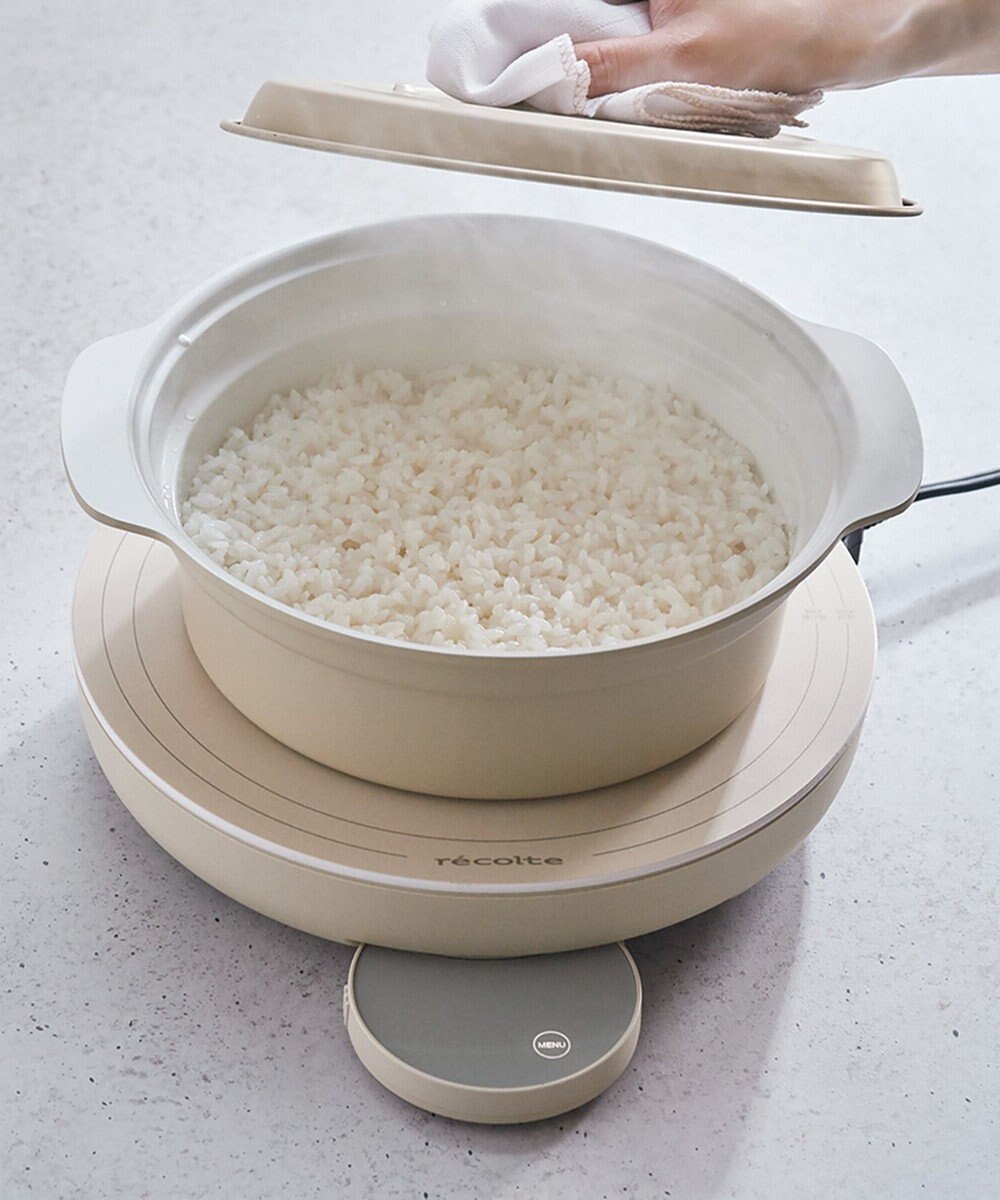 YAMATO テーブル＆キッチン 【レコルト】IH対応鍋  グレー  RIH-1PT(GY) 