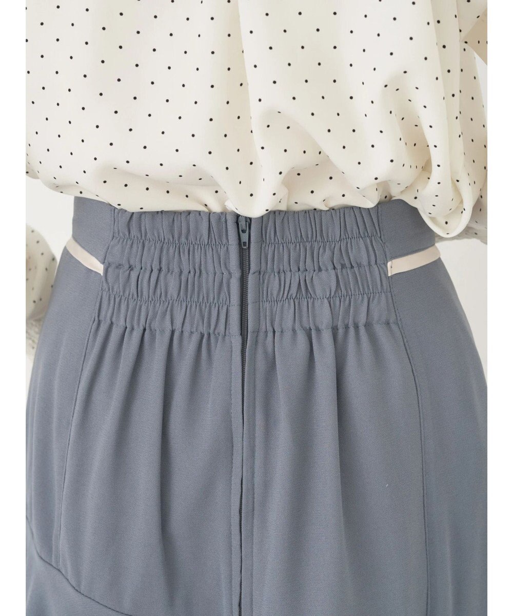 earth music&ecology パイピングフリルティアードスカート 