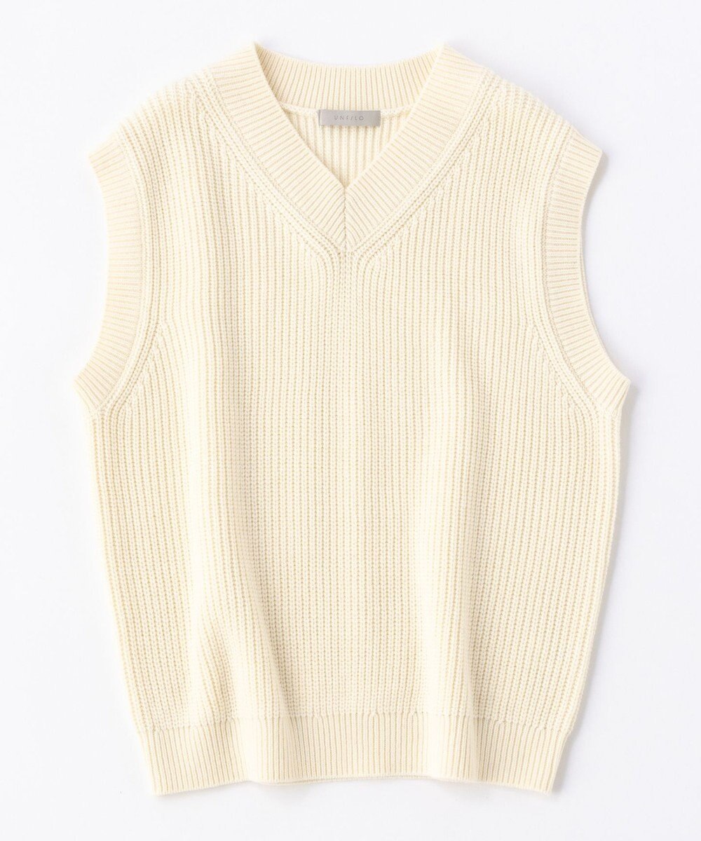 UNFILO MENS 【男女兼用】バルキー ニットベスト 