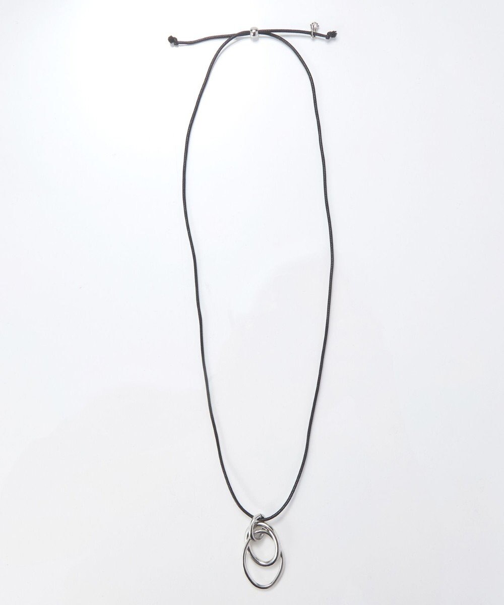 Phoebe 【限定セット】アーバンクロストップコードネックレス×ワンタッチワイドフープミニピアス 