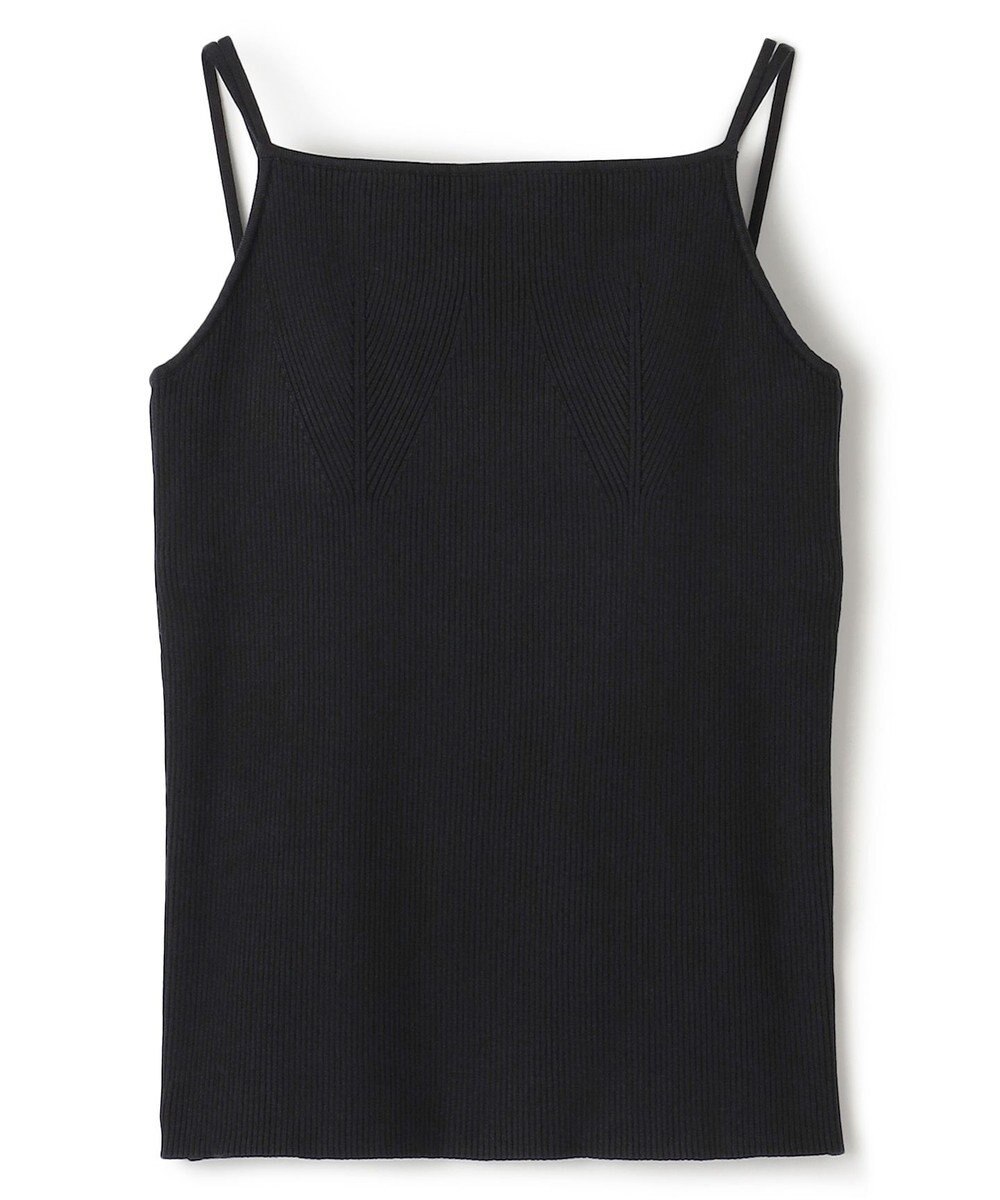 uncrave リブニット カップ付きキャミソール 