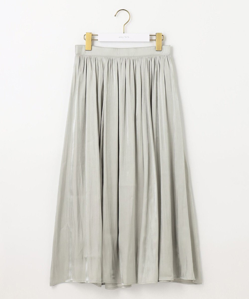 ANY SIS 【洗える】オーロラギャザー スカート 