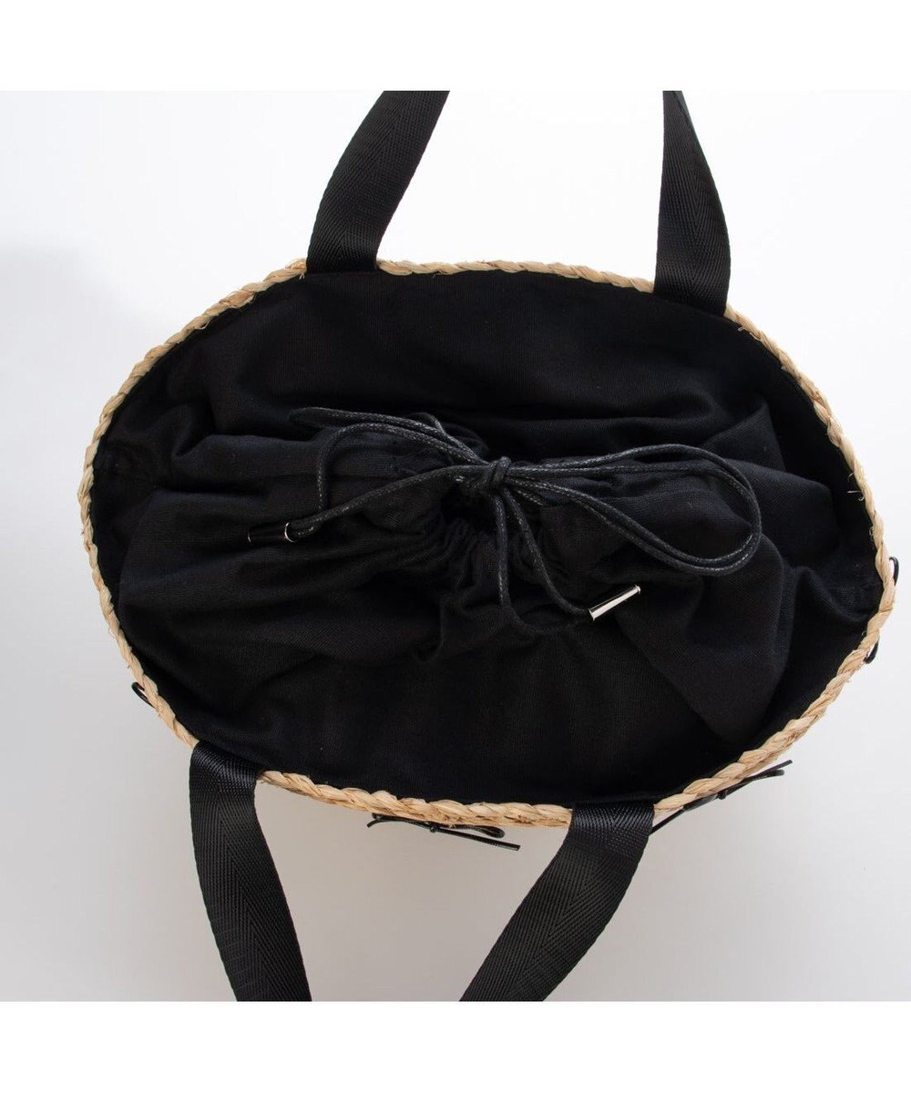 UNBILLION カカトゥ kakatoo / ラフィアブレードリボンバッグ カゴバッグ 
