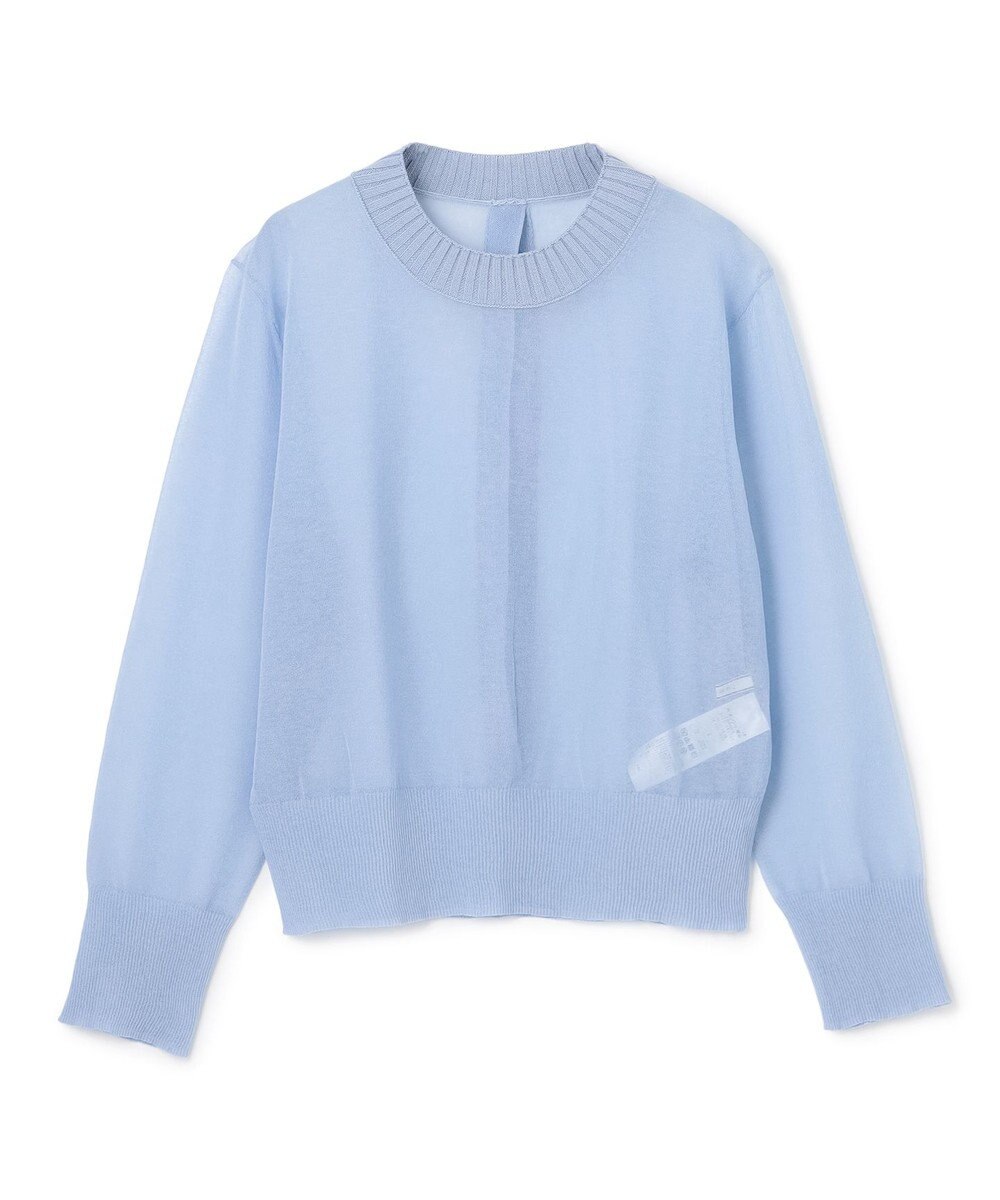 BEIGE， PYRRHOT / シアーコンビ バックスリットプルオーバー 