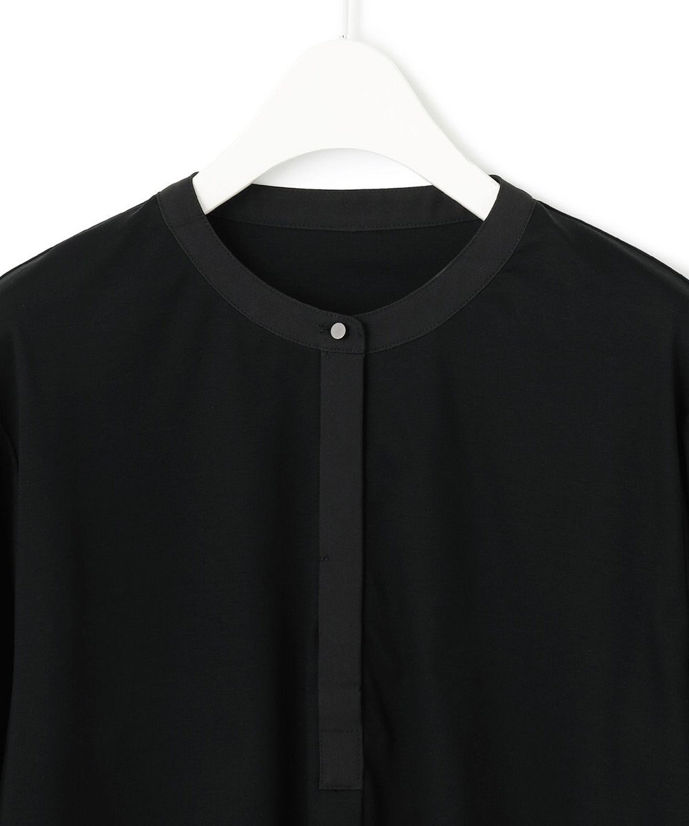 ICB 【洗える】 コンビネーションジャージー ヘンリーネックカットソー 