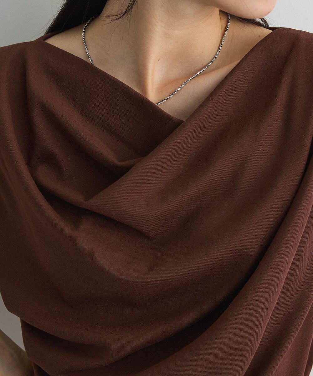 Green Parks ドレープオフショルフレンチ袖Ｔシャツ 