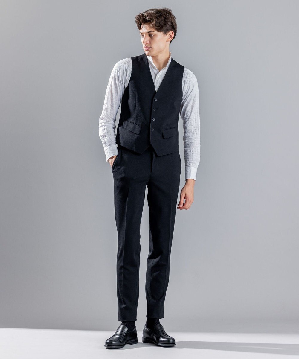 JOSEPH HOMME トリックジャガード　ウイングカラーシャツ 