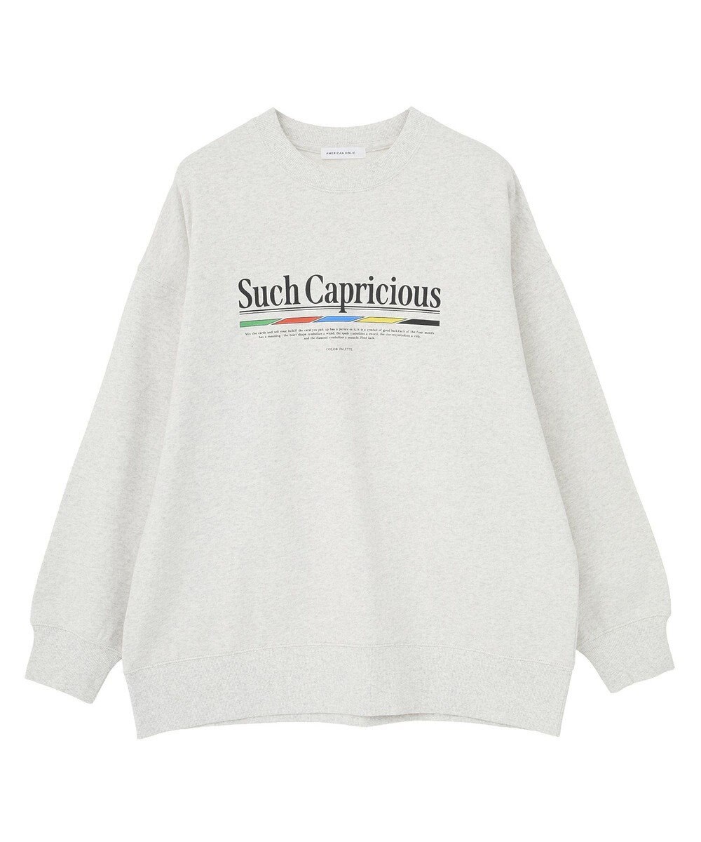 AMERICAN HOLIC 90sカラーロゴ裏毛プルオーバー 