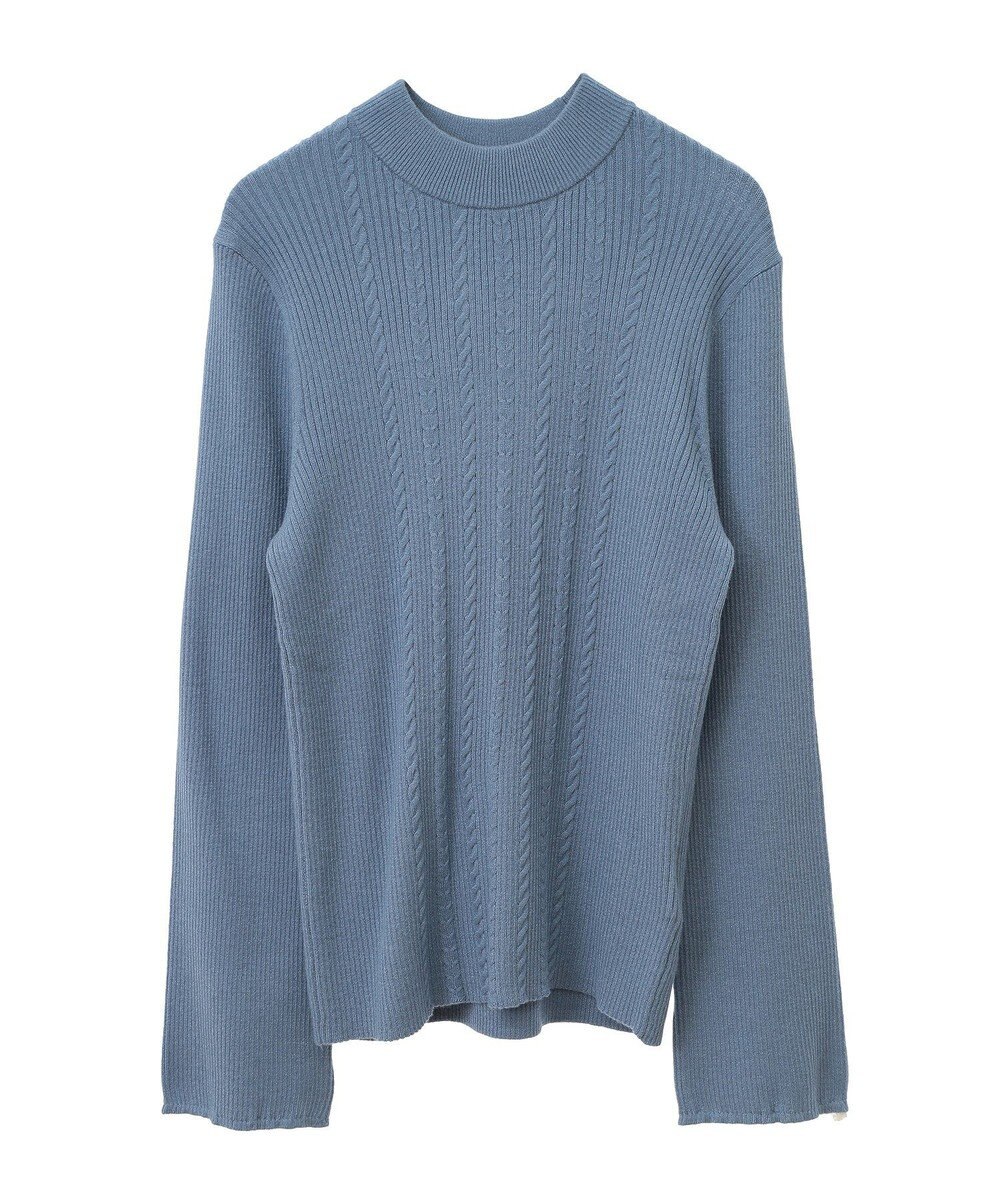 earth music&ecology ナローケーブルプルオーバー 