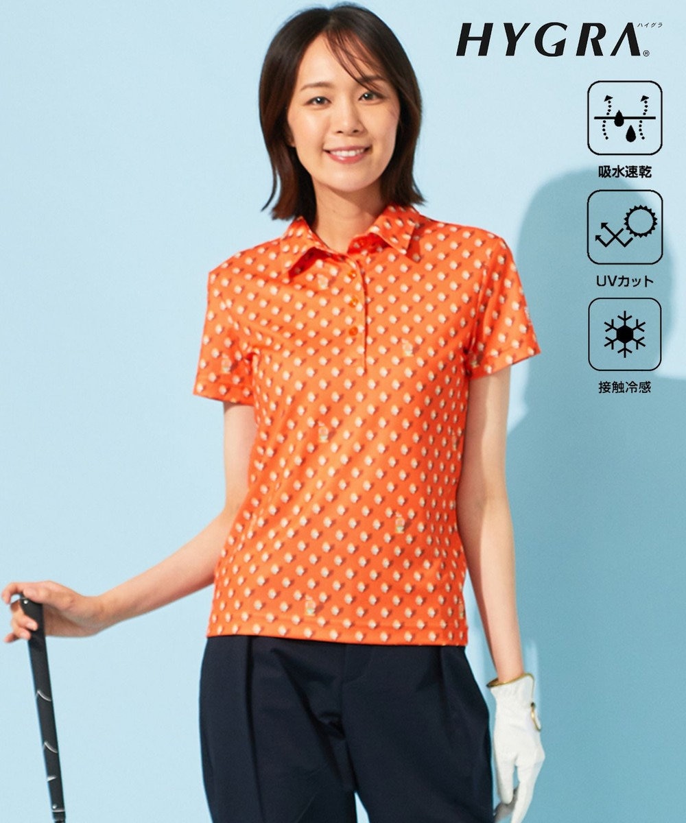 WOMEN】【接触冷感・UVケア・吸水速乾】アイス柄 ポロシャツ / 23区GOLF | ファッション通販 【公式通販】オンワード・クローゼット