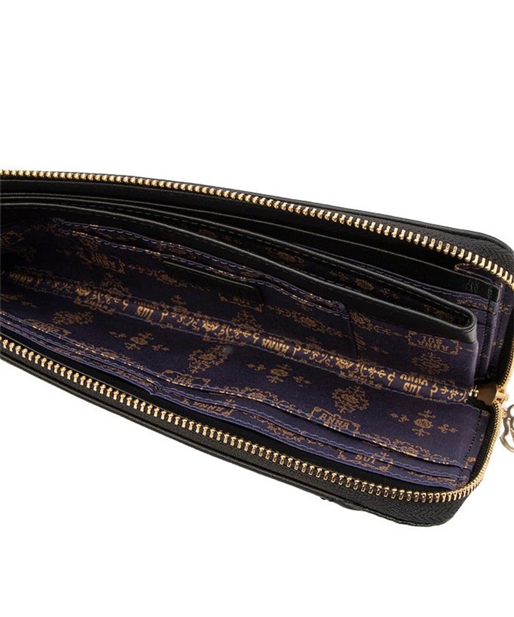 ANNA SUI ウィズスネーク  Lファスナー薄マチ長財布 