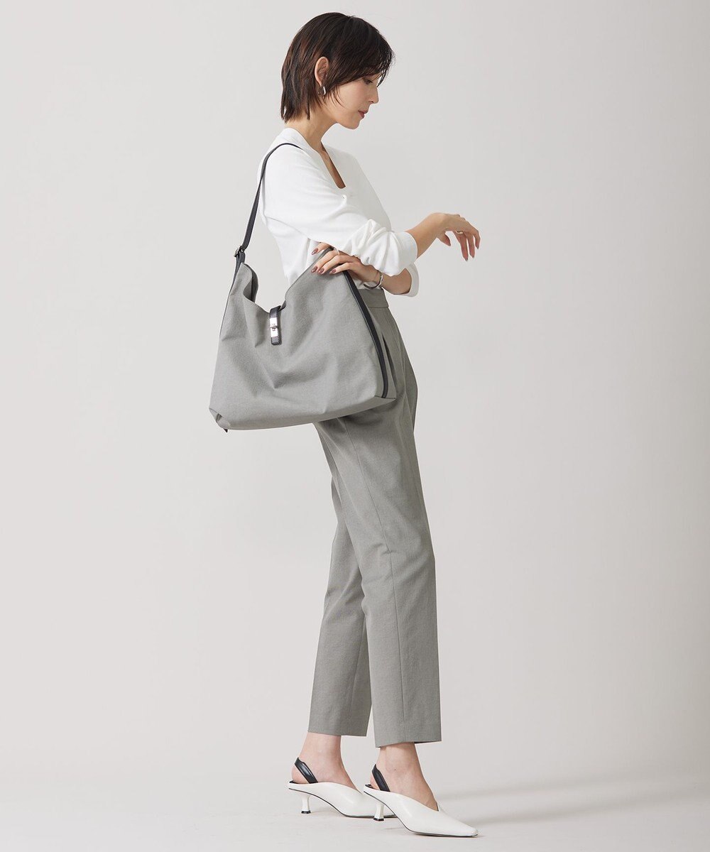 ICB 【WEB限定カラーあり・洗える】 シンセティックフルニードル Vネックプルオーバー 