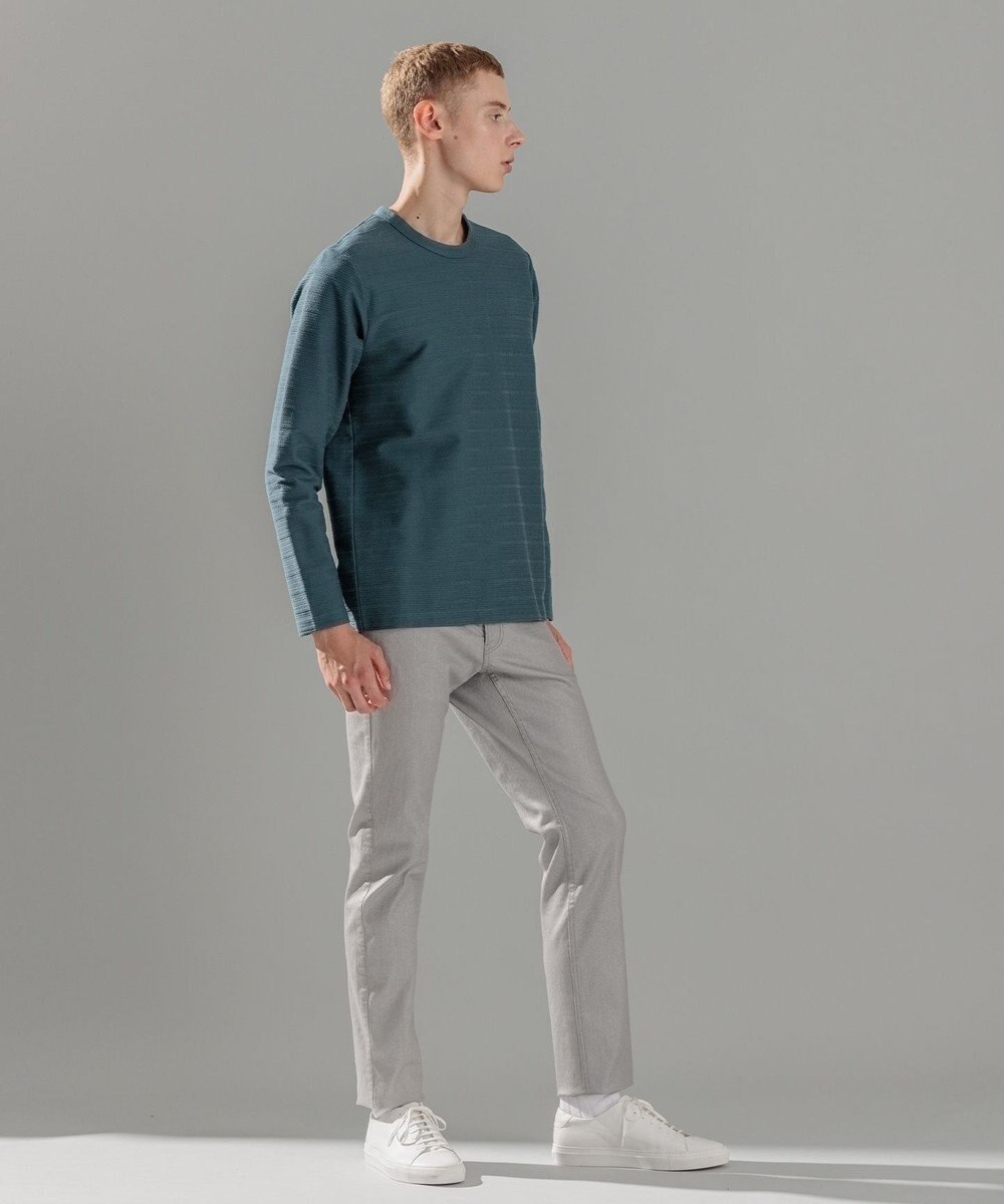 JOSEPH HOMME ブラッシュジャガード　クルーネック長袖Tシャツ 