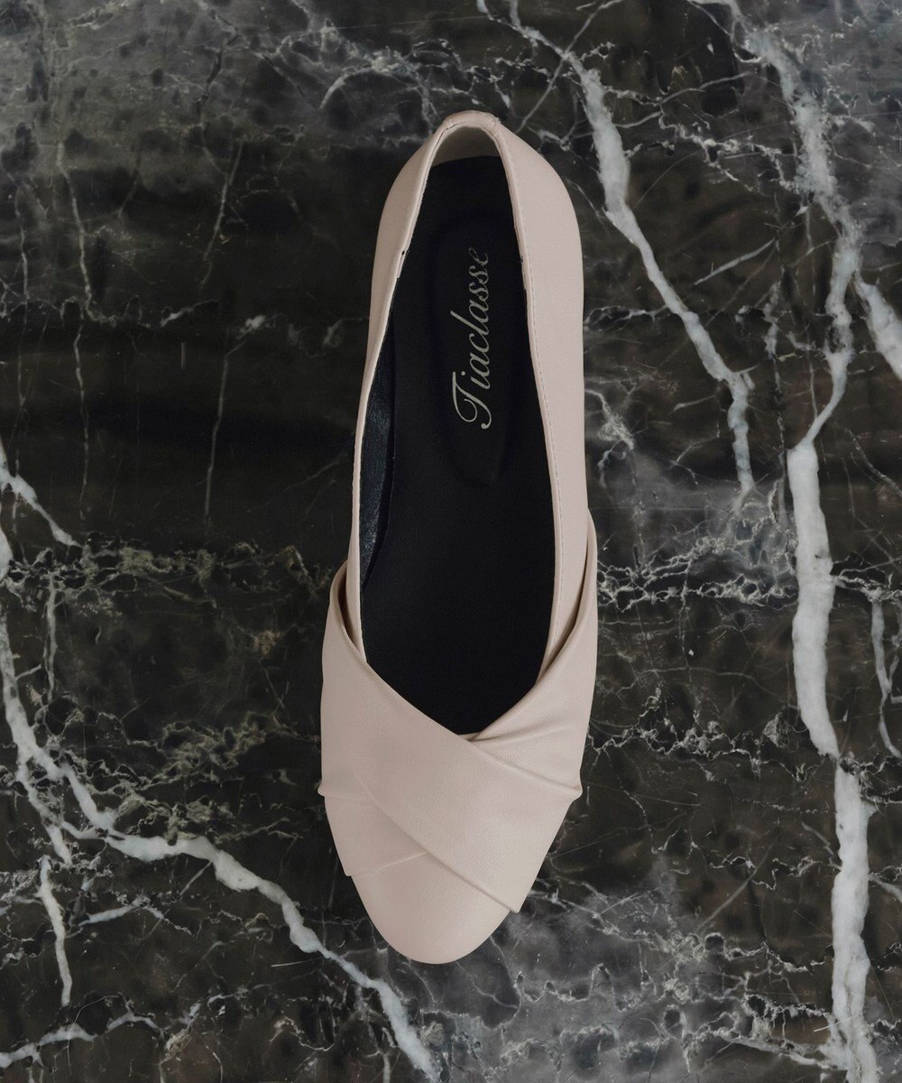 Tiaclasse 【安田美沙子さん/小倉優子さん着用】捻りデザインパンプス 