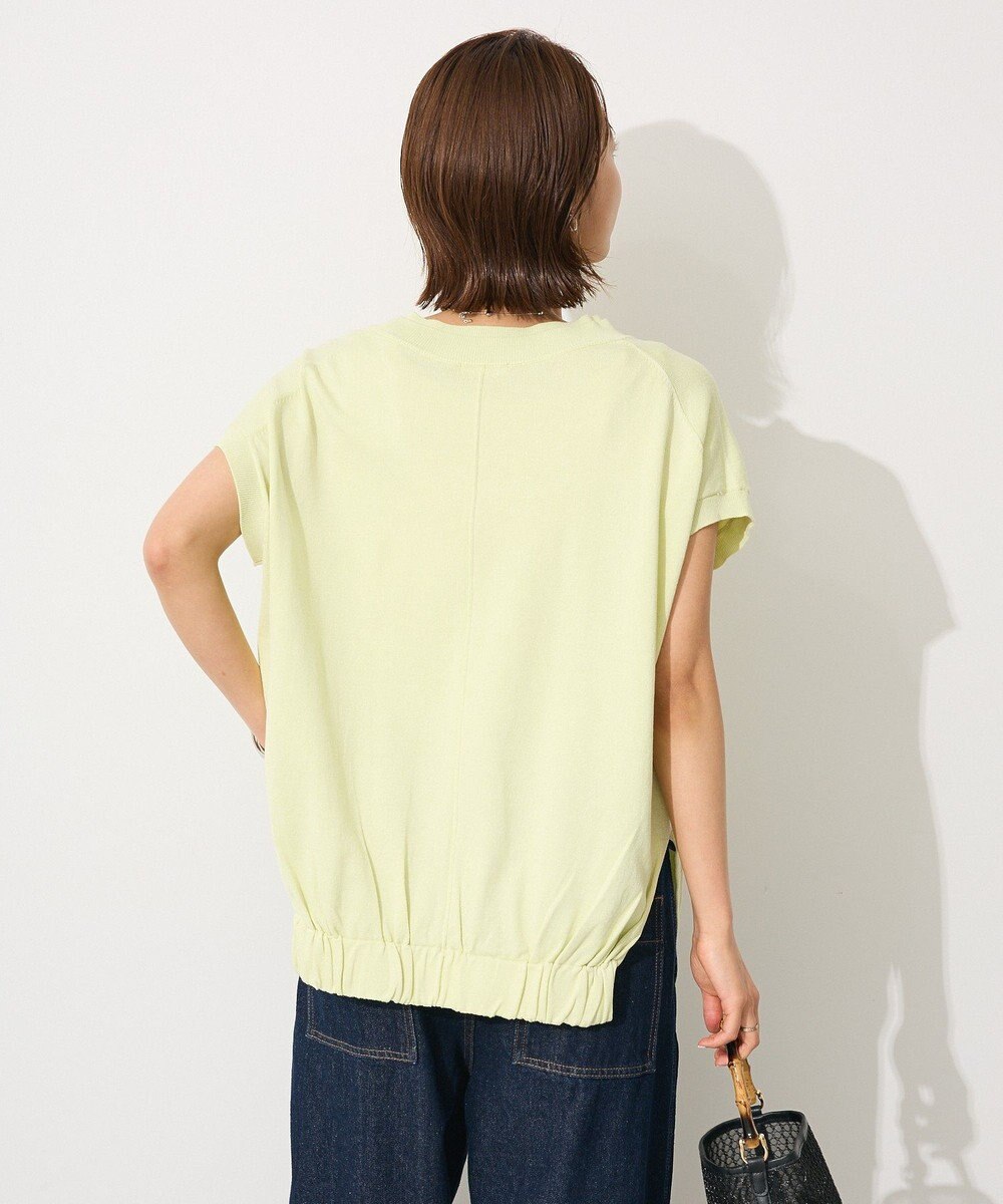 CRAFT STANDARD BOUTIQUE バックギャザーＶネックニットベスト 