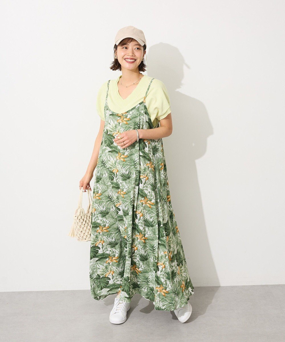 CRAFT STANDARD BOUTIQUE バックギャザーＶネックニットベスト 