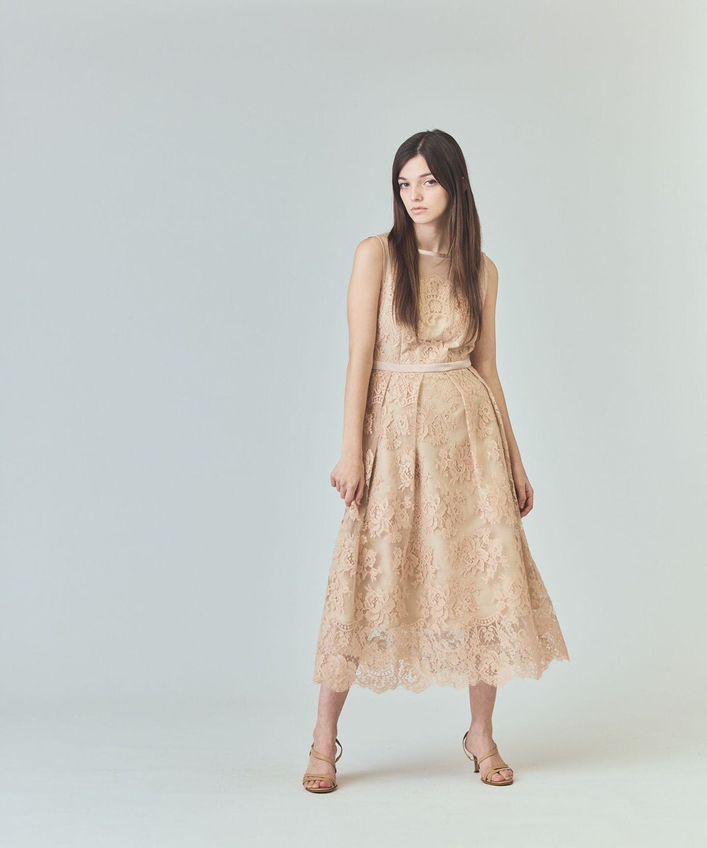 GRACE CONTINENTAL リバーレースドレス 