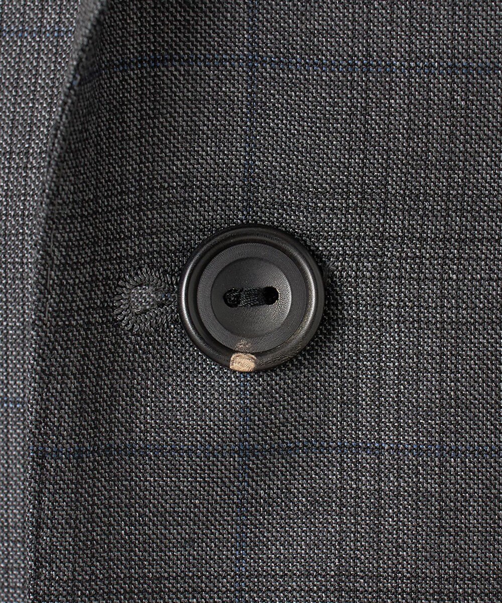 GOTAIRIKU 【Loro Piana Fabric】365 通年スーツ(グレーー×格子) 