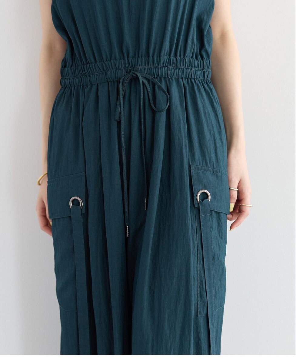 YECCA VECCA 【UVカット/遮熱/接触冷感】COOLカーゴキャミワンピース 